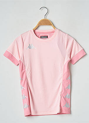 T-shirt rose KAPPA pour fille