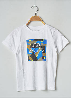 T-shirt blanc KAPPA pour garçon