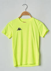 T-shirt jaune KAPPA pour garçon seconde vue
