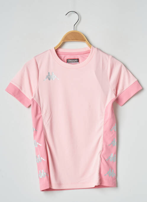 T-shirt rose KAPPA pour fille
