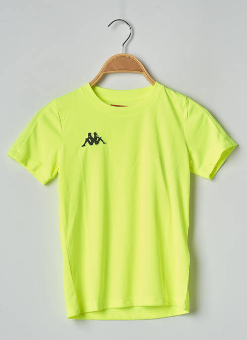 T-shirt jaune KAPPA pour garçon