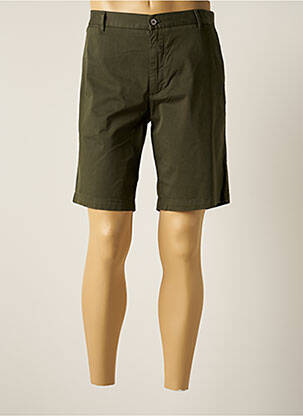 Bermuda stretch taille normale vert LOIS homme