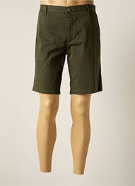 Bermuda stretch taille normale vert LOIS homme