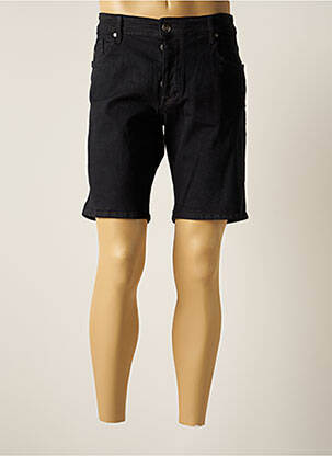 Bermuda stretch taille normale noir LOIS homme