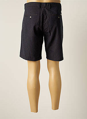 Bermuda coupe droite taille normale bleu LOIS homme
