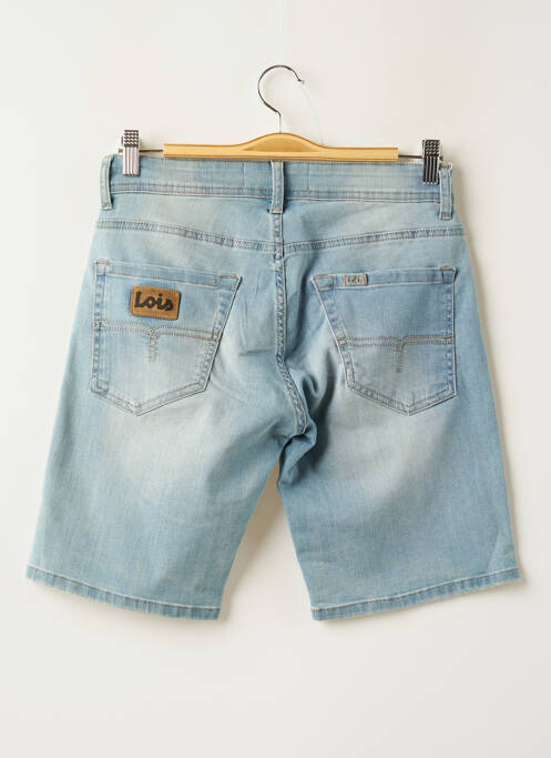 Bermuda stretch taille normale bleu LOIS homme