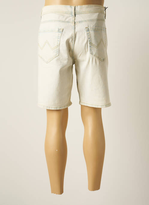 Bermuda stretch taille normale blanc SIX VALVES homme