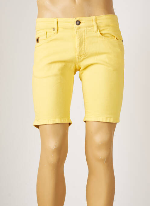 Bermuda stretch taille normale jaune LOIS homme