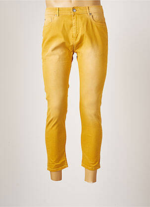 Jeans coupe slim slim taille normale jaune DEVRED homme