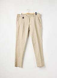 Pantalon chino poches taille normale beige DAN JOHN homme