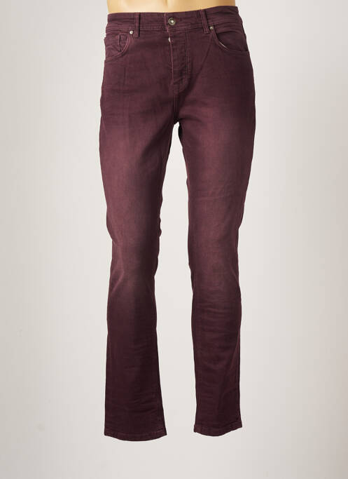 Pantalon slim violet DEVRED pour homme