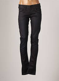 Pantalon droit stretch taille basse noir G STAR femme