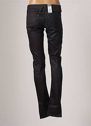 Pantalon droit stretch taille basse noir G STAR femme