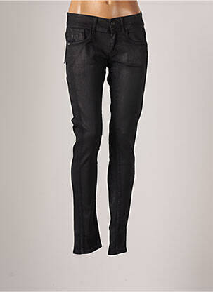 Pantalon droit stretch taille basse noir G STAR femme