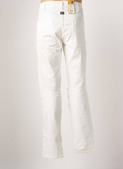 Pantalon droit blanc G STAR pour homme
