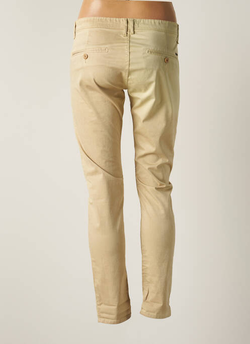 Pantalon chino beige LE TEMPS DES CERISES pour femme