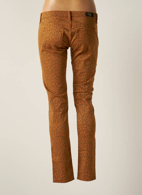 Pantalon slim marron LE TEMPS DES CERISES femme