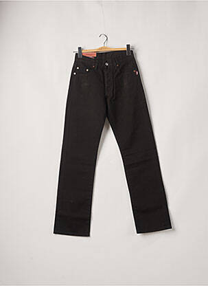 Pantalon slim fermeture zippée sous rabat boutonné taille normale noir CHEFDEVILLE homme