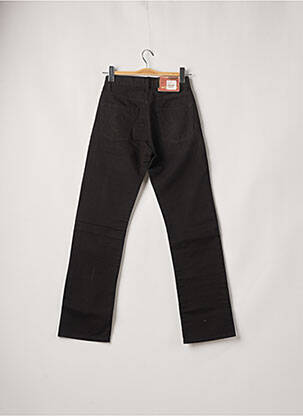 Pantalon slim fermeture zippée sous rabat boutonné taille normale noir CHEFDEVILLE homme