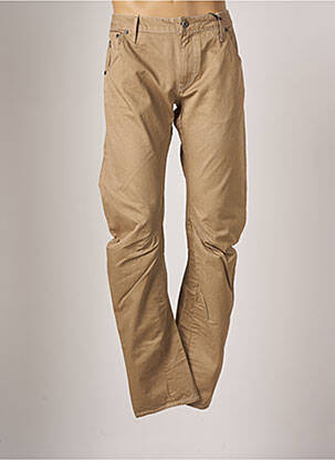 Pantalon droit beige G STAR pour homme
