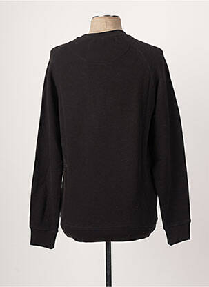 Sweat-shirt stretch manches longues noir ELEVEN PARIS homme