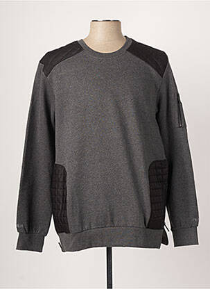 Sweat-shirt gris ELEVEN PARIS pour homme