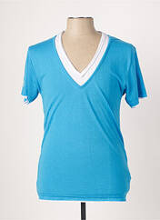T-shirt bleu ELEVEN COLORS pour homme seconde vue