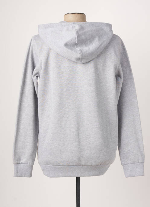 Sweat-shirt à capuche gris ELEVEN PARIS pour homme