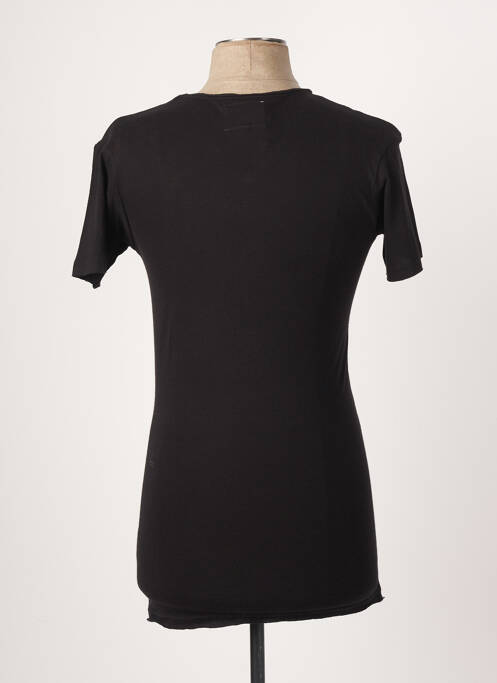 T-shirt noir ELEVEN PARIS pour homme