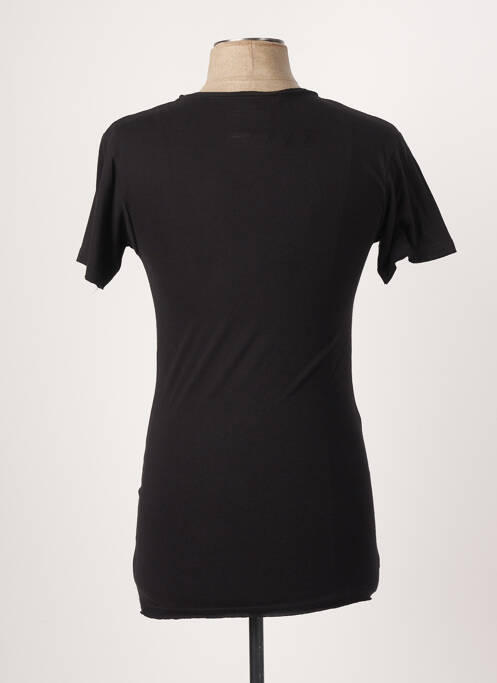 T-shirt noir ELEVEN PARIS pour homme