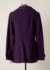 Manteau long violet CONCEPT K pour femme seconde vue