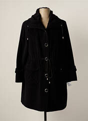 Manteau long noir CHRISTINE LAURE pour femme seconde vue