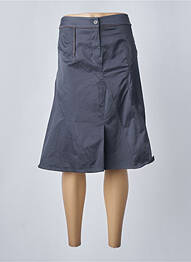 Jupe mi-longue stretch gris MAE MAHE femme