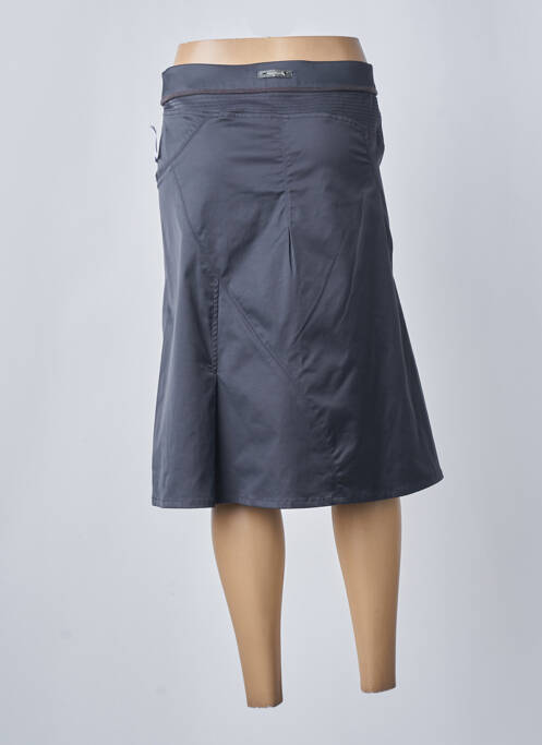 Jupe mi-longue gris MAE MAHE pour femme