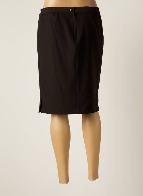 Jupe mi-longue noir ROBUR pour femme
