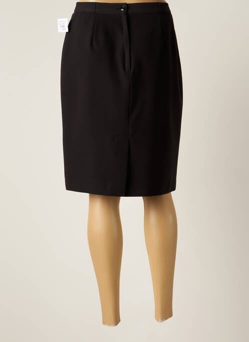 Jupe mi-longue noir ROBUR pour femme