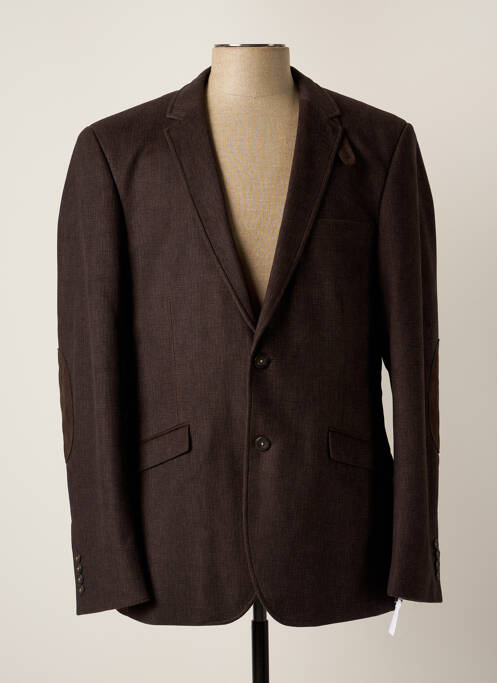 Blazer tissage chiné marron HAFNIUM homme