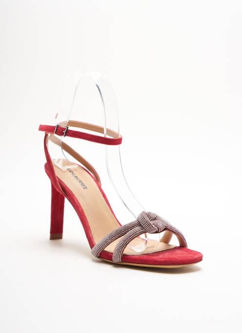 Sandales/Nu pieds rouge LOLA CRUZ femme
