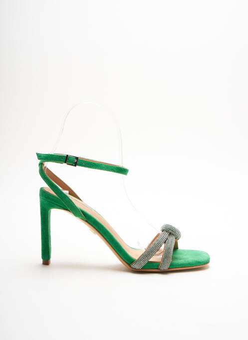 Sandales/Nu pieds vert LOLA CRUZ pour femme