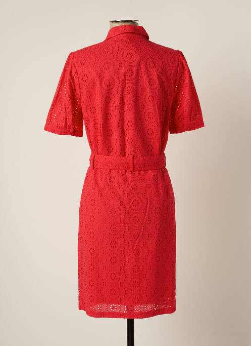 Robe mi-longue rouge JULIE GUERLANDE pour femme