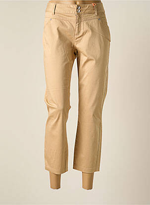 Pantalon 7/8 beige STREET ONE pour femme