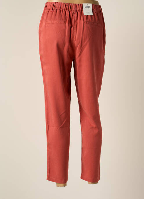 Pantalon chino orange C'EST BEAU LA VIE pour femme