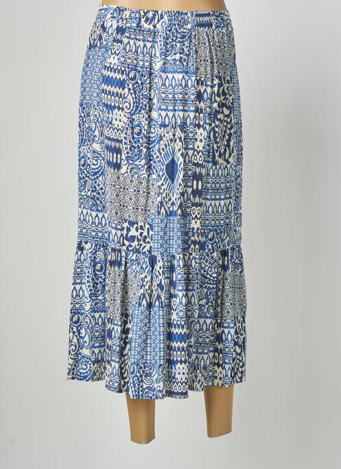 Jupe longue bleu JULIE GUERLANDE pour femme