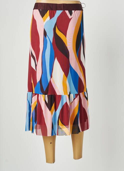 Jupe mi-longue marron STREET ONE pour femme