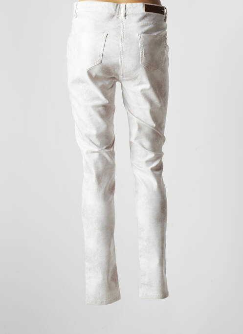Pantalon slim blanc JULIE GUERLANDE pour femme