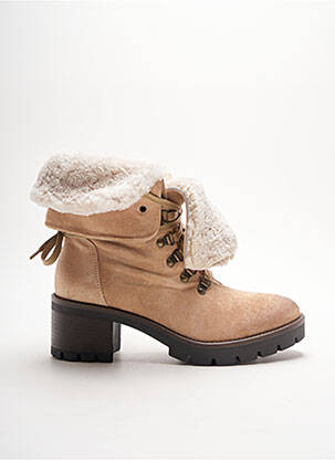 Bottines/Boots beige ALISA BIANCHINI pour femme