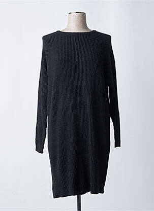Robe pull coupe cintrée manches longues noir ONLY femme