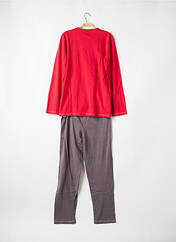 Pyjama rouge ROSE POMME pour homme seconde vue