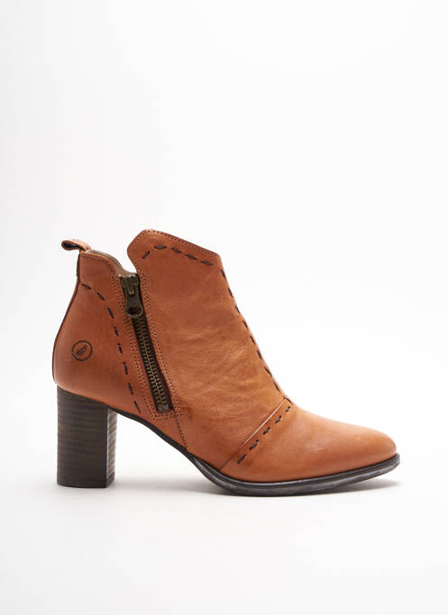 Bottines/Boots orange CASTA pour femme