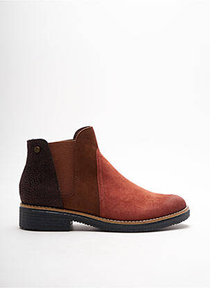 Bottines/Boots marron FUGITIVE BY FRANCESCO ROSSI pour femme